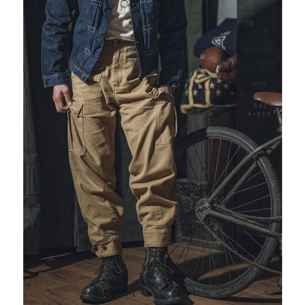 Non Stock Belgian M-64 13 oz Cotton Twill Relaxed Fit Field Pants 34 Barrel Leg